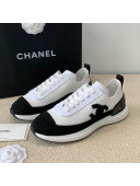 Chanel Knitwear Sneakers G38332 White/Black 2021