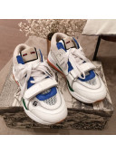 Gucci Ultrapace Leather and Mesh Mid-top Sneakers White (For Women and Men)