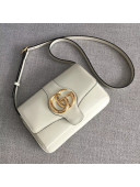 Gucci Leather Arli Small Shoulder Bag 550129 White 2019