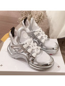 Louis Vuitton LV Archlight Metallic Sneaker White/Silver 2020