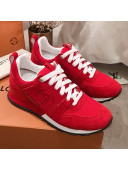 Louis Vuitton Run Away Sneakers Red 2021 05 