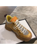 Gucci Flashtrek Sneaker 552051 Gold 2018