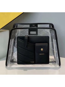 Fendi PVC Peekaboo Defender Mini Bag Cover Black 2020
