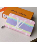 Louis Vuitton Monogram canvas LV Escale Zippy Wallet M69110 Pink 2020