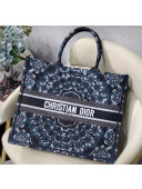 Dior Large Book Tote Bag in Kaleidoscope Embroidered Canvas 2019