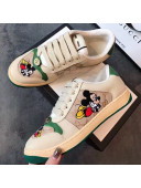Gucci Screener GG Leather Gucci x Disney Sneakers Green 2020