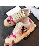 Gucci Screener GG Leather Gucci x Disney Sneakers Pink 2020