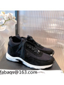 Chanel Fabric & Suede Sneakers G38033 Black 2021