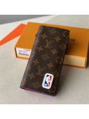 Louis Vuitton LV x NBA Brazza Wallet in Monogram Canvas Brown M80106 2020
