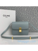 Celine Teen Small Classic Bag in Box Calfskin 192523 Light Blue 2020 (Top quality)
