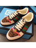 Gucci Screener Leopard Print Sneaker 584816 2019