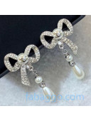 Chanel Bow Earrings AB4296 Silver 2020