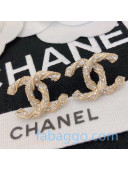 Chanel Crystal Twist CC Small Earrings 2020