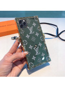 Louis Vuitton Glazed Monogram iPhone Case Green 2021 1105131