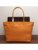 Goyard Artois Tote Bag Orange 2019