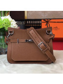 Hermes Jypsiere 28cm/34cm Bag in Original Togo Leather Brown