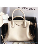 Givenchy Small Antigona Soft Bag in Smooth Leather Off-White 2020