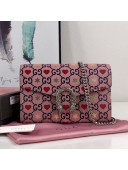 Gucci Dionysus Star Heart Mini Chain Wallet 401231 Pink 2021