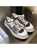 Chanel Canvas Sneakers G26250 Black/White 2020