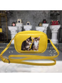 Balen...ga Calfskin Kitten Everyday Camera Bag XS Yellow 2018