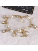 Chanel 5 Heart and Star Bracelet AB2332 2019