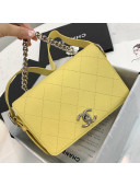 Chanel Quilted Flap Bag AS0574 Yellow 2019
