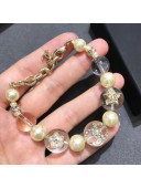 Chanel Resin Star Pearl Bracelet 2019