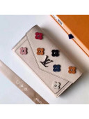 Louis Vuitton Monogram Flower Calfskin Lockme Wallet M62656 2018