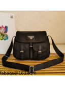 Prada Nylon Shoulder Bag 1BD225 Black 2021