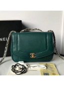 Chanel Lambskin Medium Flap Bag AS1178 Green 2019