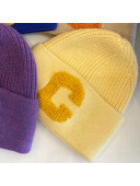 Celine Knit Hat Yellow 2021 02