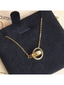 Cartier Love Necklace with Crystal CN1403 Gold 2021