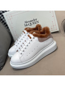 Alexander Mcqueen Calfskin and Shearling Sneakers White/Brown 2021 111824