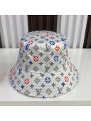 Louis Vuitton Multicolored Monogram Bucket Hat White 2021