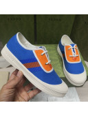Gucci Canvas Sneakers Blue 34 2021