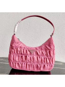 Prada Nylon and Saffiano Leather Mini Bag 1NE204 Pink 2020