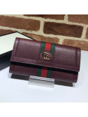 Gucci Ophidia Flap Continental Wallet 523153 Burgundy