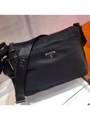 Prada Nylon Shoulder Bag 1BC421 Black 2021
