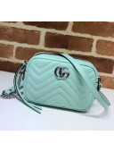 Gucci GG Marmont Matelassé Mini Shoulder Bag 448065 Pastel Geen 2020