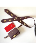 Givenchy Nano Eden Bag in Calfskin Leather Burgundy 2020
