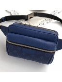 Louis Vuitton Outdoor Monogram Leather Bumbag/Belt Bag M30245 Blue 2019