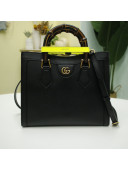 Gucci Diana Leather Small Tote Bag 660195 Black 2021