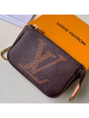 Louis Vuitton Giant Monogram Micro Pochette Accessoires Pouch M67579 Coffee