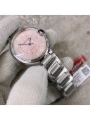 Cartier Ballon Bleu de Watch 36mm Pink/Silver 2022 04