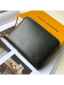 Louis Vuitton Compact Zippy Coin Purse in Epi Leather M60152 Black