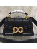 Dolce&Gabbana Small DG Amore Top Handle Bag Black 2019