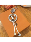 Louis Vuitton Very Bag Charm and Key Holder White/Silver 2021