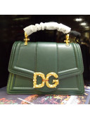Dolce&Gabbana Large DG Amore Top Handle Bag Green 2019