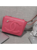 Chanel Lambskin Flap Bag AS0321 Pink 2019