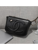 Chanel CC Lambskin Flap Bag AS0321 Black 2019
